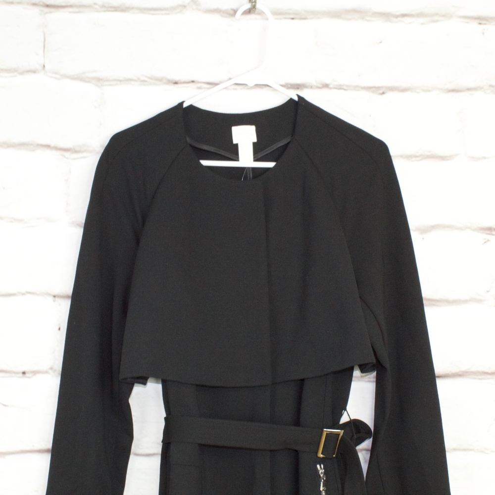 NEW Chico Trench Topper Black Jacket Size Medium - Picture 4 of 8